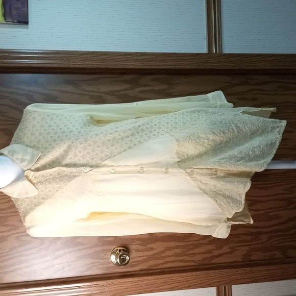 Chico's,  Feminine, embroidery, artsy, office, church, professional, Gra… - Picture 3 of 12